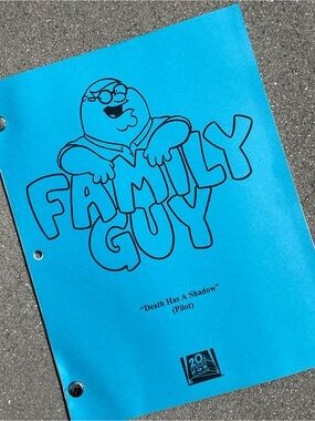 *HOLY GRAIL* Family Guy PILOT EPISODE 1998 Production Used Table Draft Script